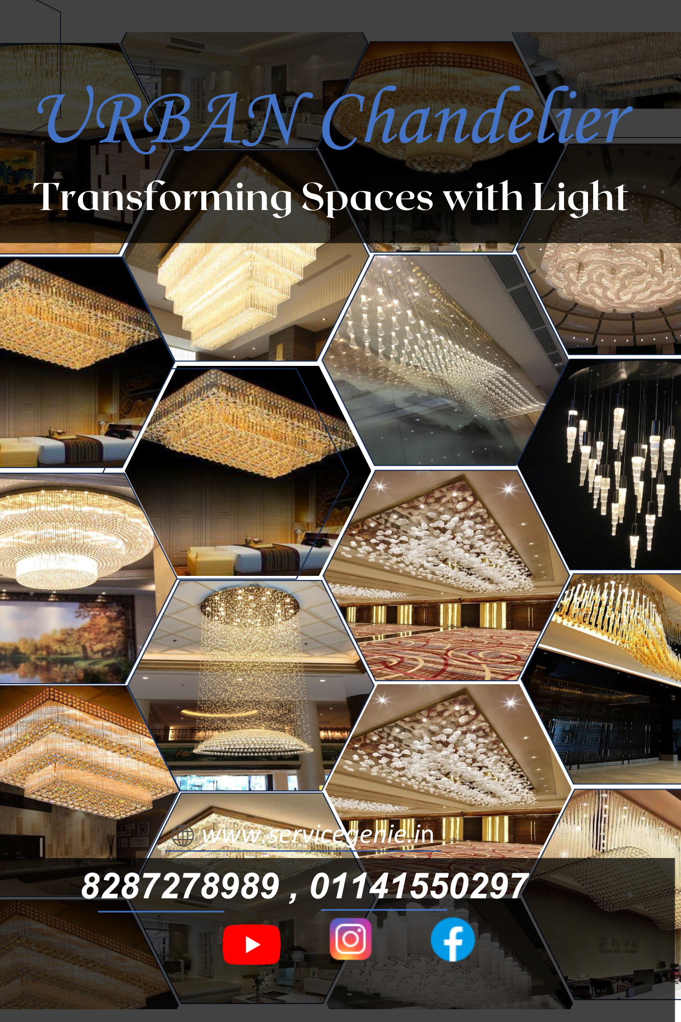 Complete luxury chandelier and lighting solutions catalogue